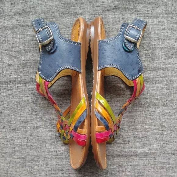 Caramba Mexican leather sandals size 8 - Picture 5 of 7